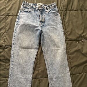 Abercrombie curve love dad jeans